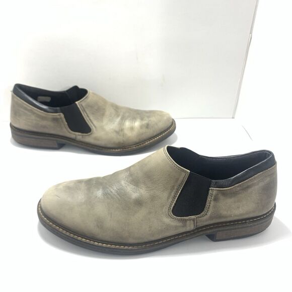 Naot Men’s Director Slip On Leather Gray Black Shoes Size 12-12.5 US main image 12